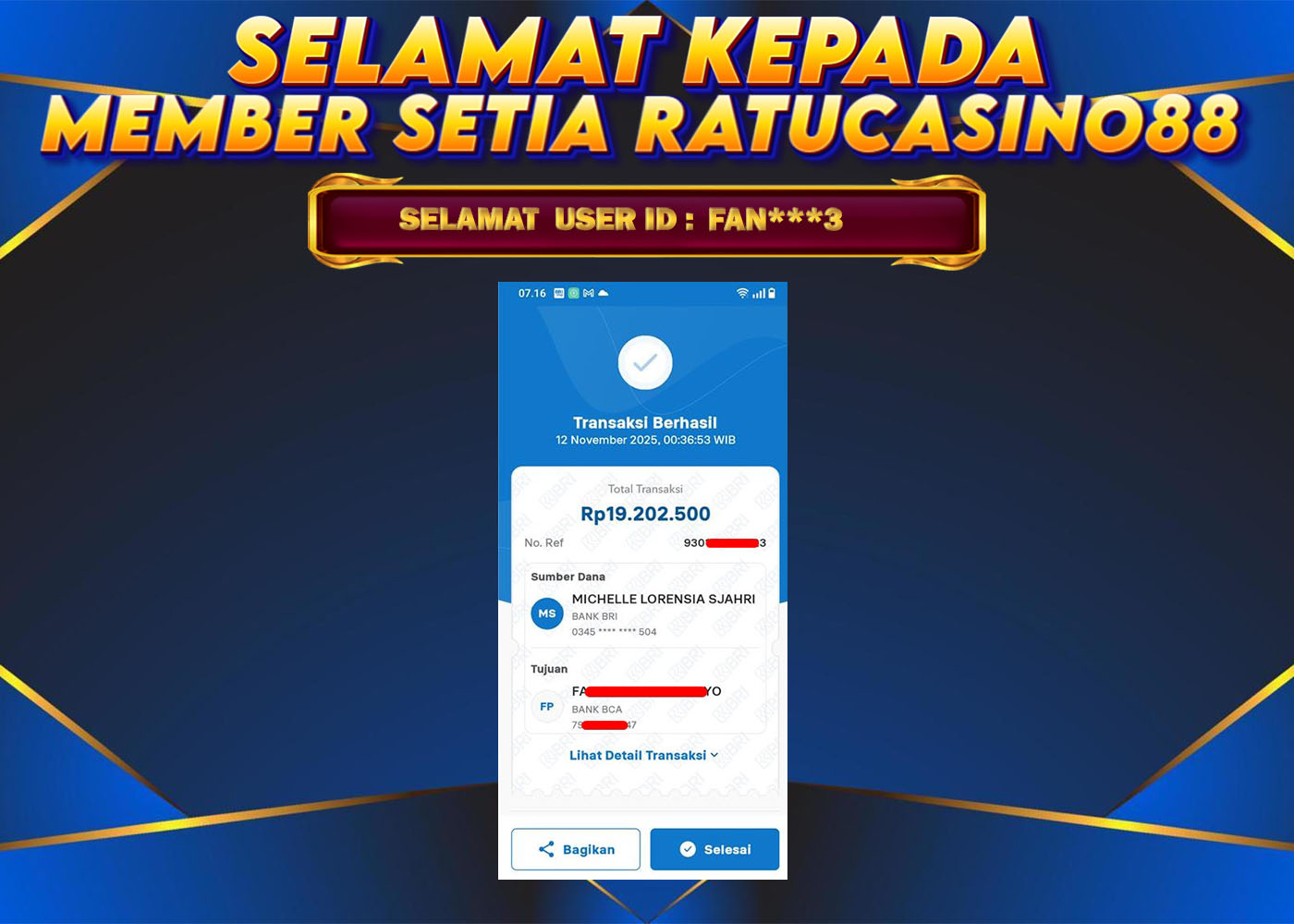 WITHDRAWAL MEMBER 120